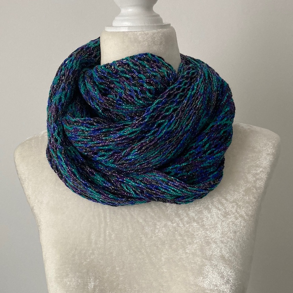 Steve Madden Mini Fishnet Infinity Scarf